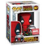 Funko Pop Zombie Deadpool With Headpool 667 (Marvel) (Exclusive Collector Corps)