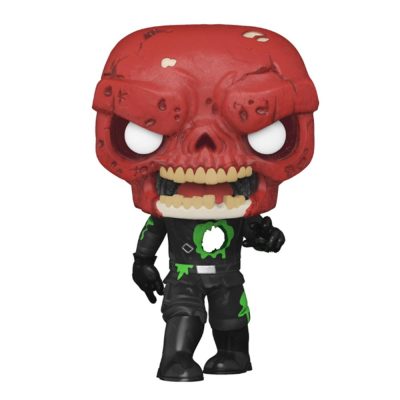 Funko Pop Zombie Red Skull 668 (Marvel) (Exclusive Collector Corps)