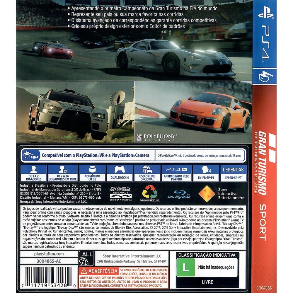 Gran Turismo Sport Hits - PlayStation 4