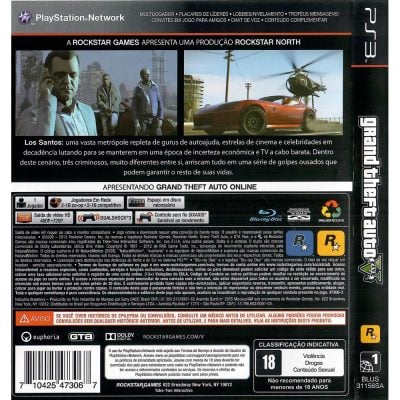 Grand Theft Auto V Ps3
