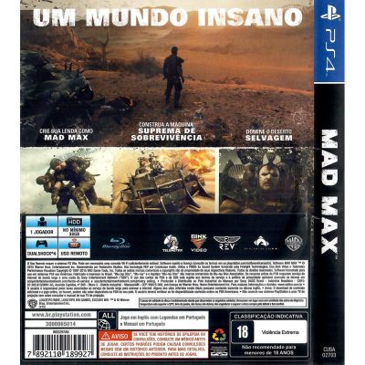 Mad Max Ps4