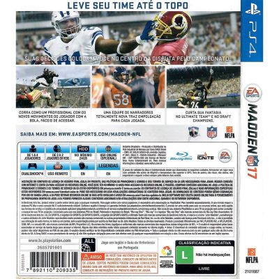 Madden Nfl 17 Ps4 #1