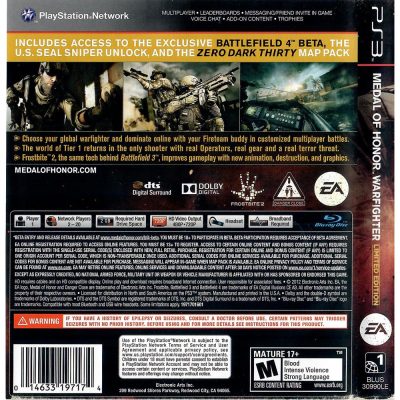 Medal Of Honor Warfighter Ps3 #2 (Sem Manual)
