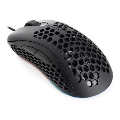 Mouse Gamer Mancer Tauri, Rgb, 12000Dpi, 6 Botoes, Preto, Mcr-Tur-Bl01