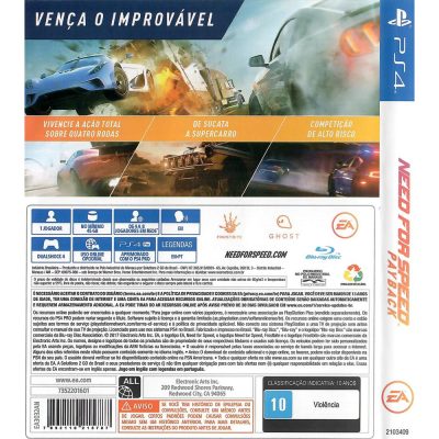 Need For Speed Payback Ps4