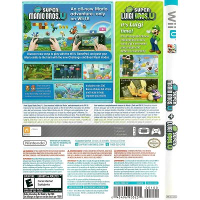 New Super Mario Bros. U + Super Luigi U Nintendo Wii U #1