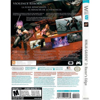 Ninja Gaiden 3 Razors Edge Nintendo Wii U