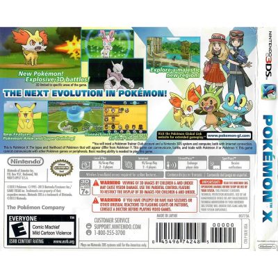 Pokémon X Nintendo 3Ds #1