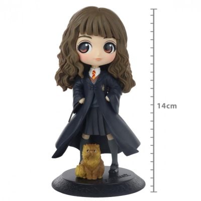 Q Posket Hermione Granger Com Gato Bichento (Crookshanks) (Harry Potter)