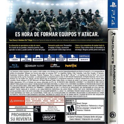 Rainbow Six Siege Edição Deluxe Ps4 (Sem Codigo)