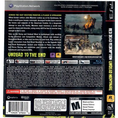 Red Dead Redemption Undead Nightmare Ps3 #1