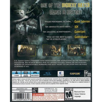 Resident Evil 4 Ps4