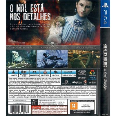 Sherlock Homes The Devils Daughter Ps4