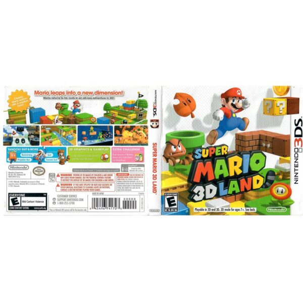 Super Mario 3D Land Nintendo 3Ds #1