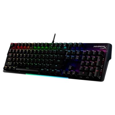 Teclado Mecânico Gamer Hyperx Alloy Mkw100, Rgb, Switch Red, Full Size, Layout Us