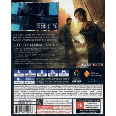 The Last Of Us Remasterizado Playstation Hits Ps4
