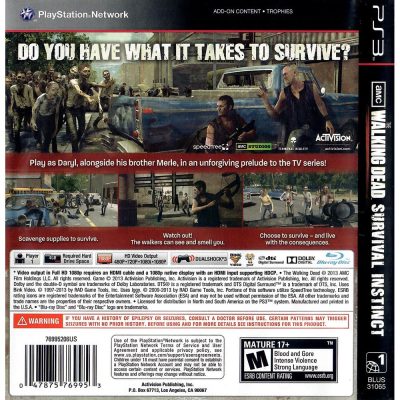 The Walking Dead Survival Instinct Ps3 #2
