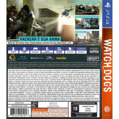 Watch Dogs Playstation Hits Ps4