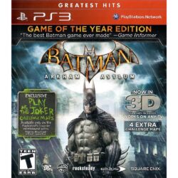 Batman Arkham Asylum Goty Greatest Hits Ps3