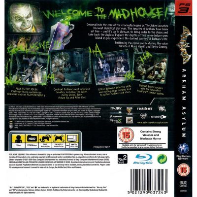 Batman Arkham Asylum Ps3