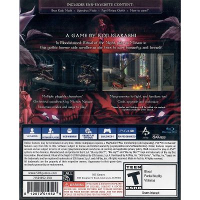 Bloodstained Ritual Of The Night Ps4