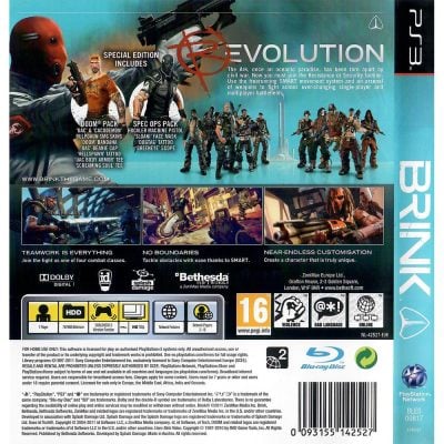 Brink Special Edition Ps3