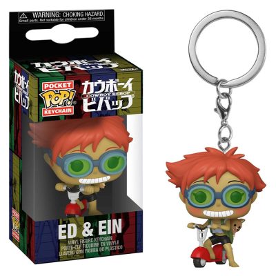Chaveiro Funko Ed & Ein (Pocket Pop Keychain Cowboy Bebop)