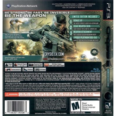 Crysis 2 Limited Edition Ps3