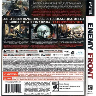 Enemy Front Ps3