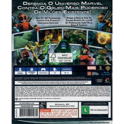 Lego Marvel Super Heroes Playstation Hits Ps4
