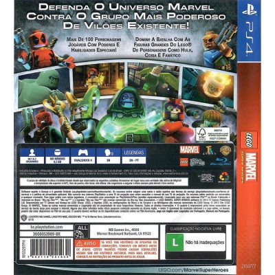 Lego Marvel Super Heroes Playstation Hits Ps4