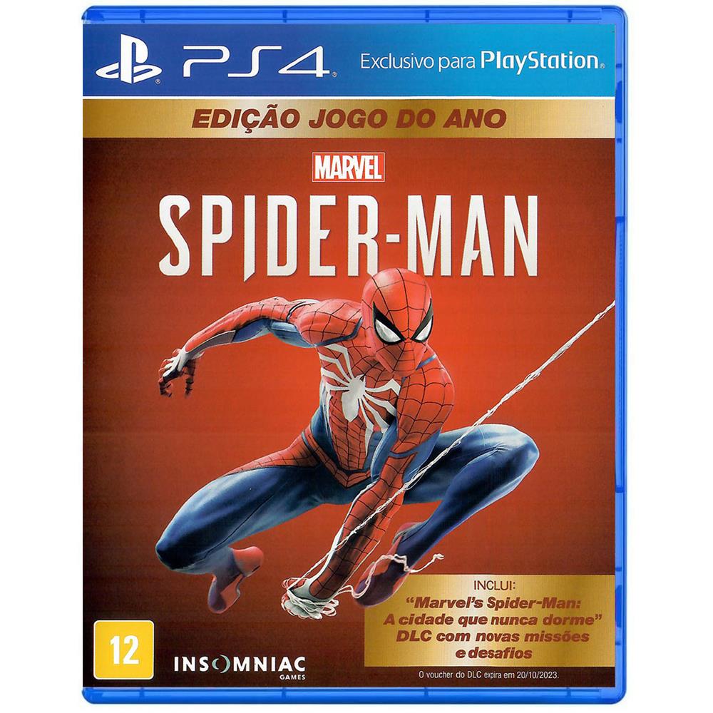 Marvel Spider-Man Edição Jogo Do Ano Ps4 (Sem Código) (Seminovo) (Jogo  Mídia Física) - Arena Games - Loja Geek