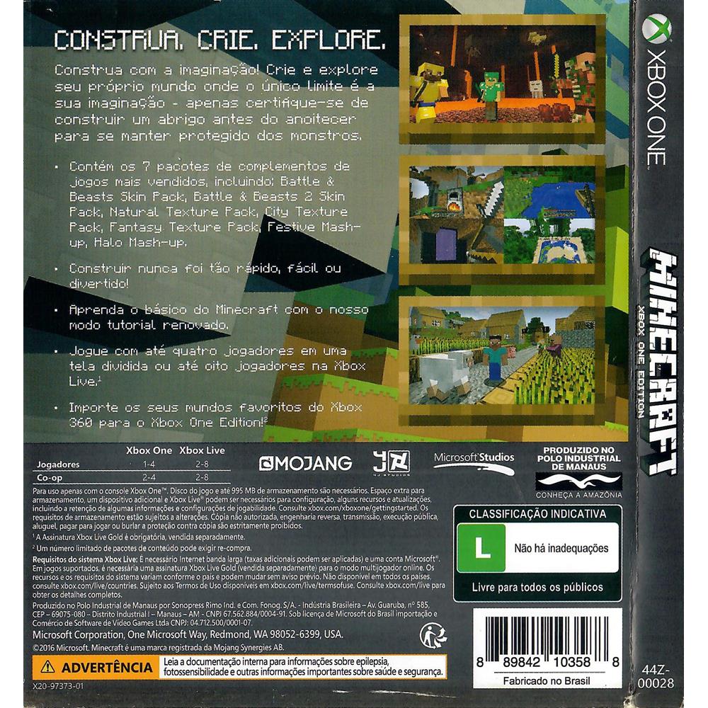 Minecraft Xbox One - Compra jogos online na