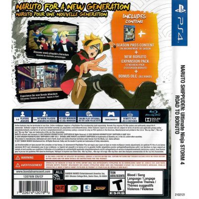 Naruto Shippuden Ultimate Ninja Storm 4 Road To Boruto Ps4
