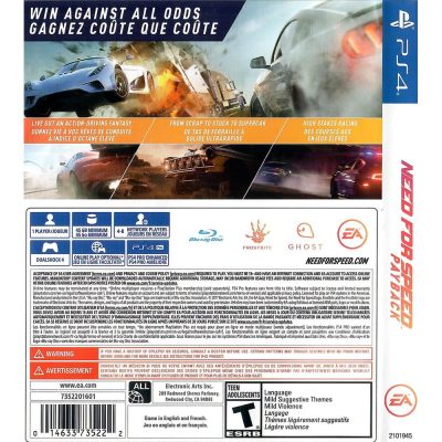 Need For Speed Payback Ps4