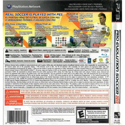 Pes 2013 Pro Evolution Soccer Ps3 #2