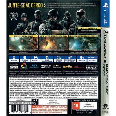 Rainbow Six Siege Ps4