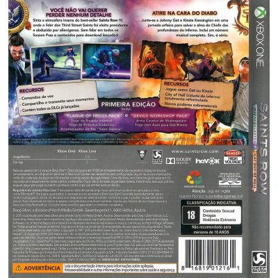Saints Row Iv Re-Elected And Gat Out Of Hell Xbox One #1