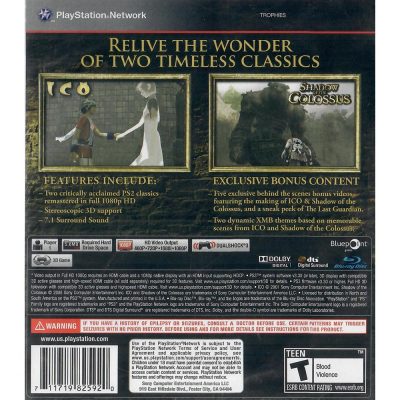 The Ico And Shadow Of Colossus Collection Ps3