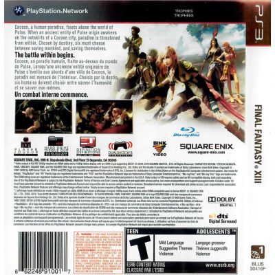 Final Fantasy Xiii Ps3 #2 (Capa Impressa) (Sem Manual)