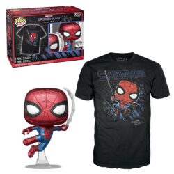 Funko Pop Tees - Marvel - Spider-Man No Way Home (Pop 1160 Diamond + Camiseta G)