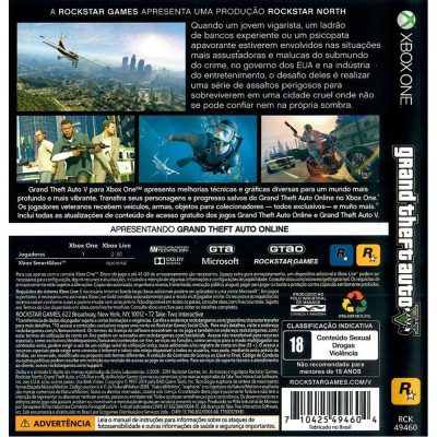 Grand Theft Auto V Xbox One