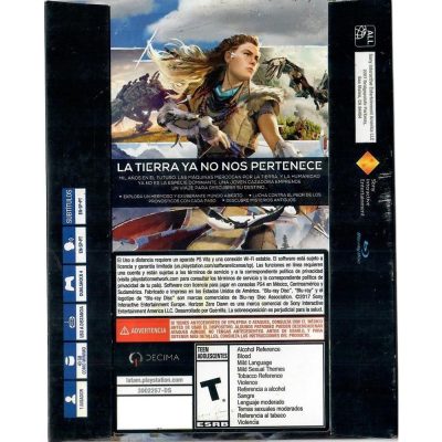 Horizon Zero Dawn Ps4 (Case De Papelão)