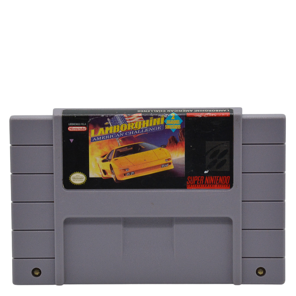 Jogo Lamborghini - Super Nintendo - Space Tech's Store