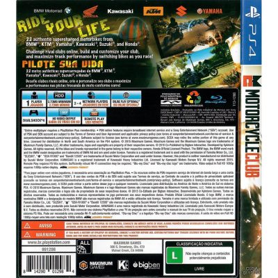 Motorcycle Club Ps4