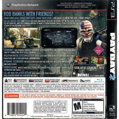 Payday 2 Ps3 #1