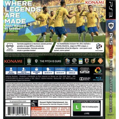 Pes 2018 Pro Evolution Soccer Ps3 #1