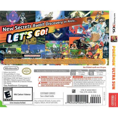 Pokémon Ultra Sun Nintendo 3Ds