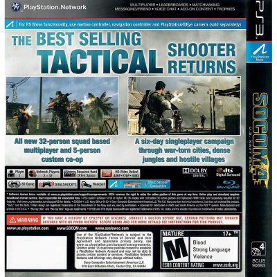 Socom 4 U.S. Navy Seals Ps3
