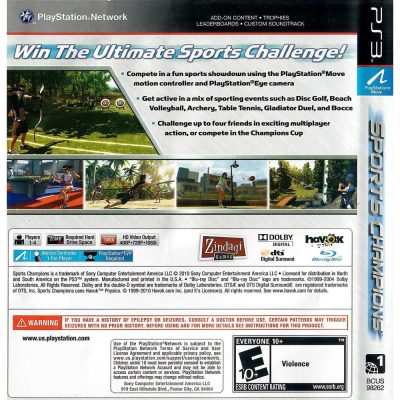 Sports Champions Ps3